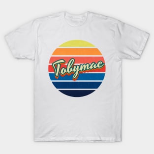 Circle Retro Vintage Tobymac T-Shirt